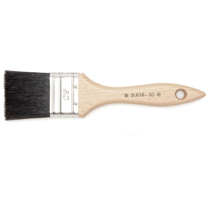 Platte kwast marine-616