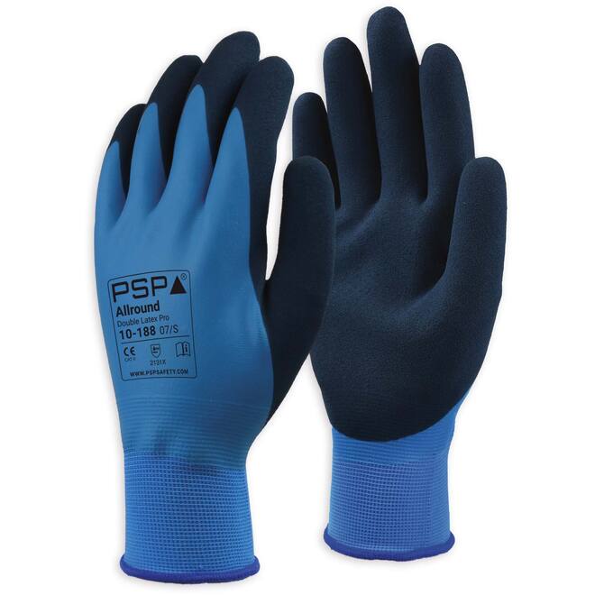 Handschoen allround double latex type 10-188