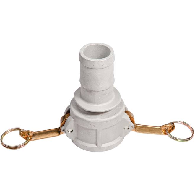 Kamlok koppeling aluminium v-deel met tule