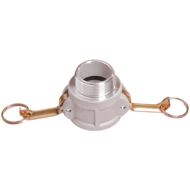 Kamlok koppeling aluminium v-deel buitendraad