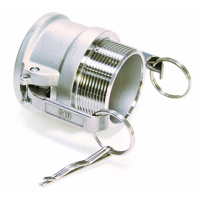 Kamlok v-deel rvs 1.1/2" bu