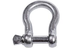 H-sluiting oogbout 3/4", verzinkt