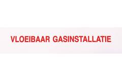 Sticker vloeibaar gasinstallatie