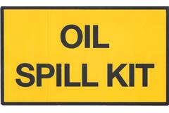 Sticker oil spill kit 29x17cm