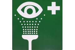 Sticker oogdouche 10x10cm
