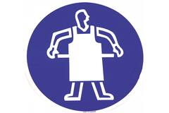 Sticker werkschort verplicht 10cm