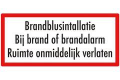 Sticker brandblusinst...verlaten 12x25