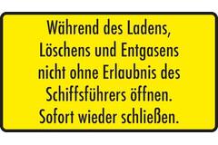 Sticker Waehrend laden, lo 18x10cm