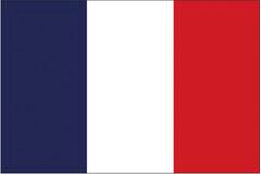 Vlag Frankrijk 100x150cm