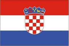Vlag Kroatie 100x150cm