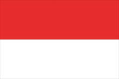 Vlag rood-wit 100x150cm