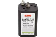 Blokbatterij + veer 6V 7-9AH