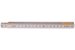 Duimstok blank alu. 2mtr