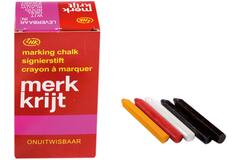 Merkkrijt onuitwisbaar rood