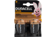 Batterij D Duracell Plus MN1300 2st