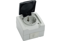 Stopcontact Enkel RA WD