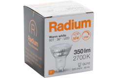 Radium led spiegellamp 230V 4.5W GU10 Dimb.