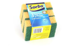 Schuursponsjes Sorbo 3st