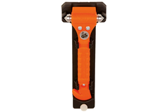 Lifehammer oranje + wandbeugel