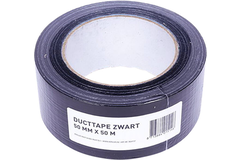 Duct-Tape Zwart 50mm x 50mtr