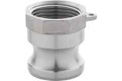 Kamlok m-deel type A alu. 5/4" bi