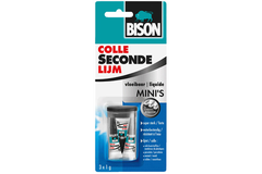 Bison secondenlijm super compact 3x 0,8gr.