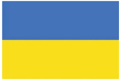 Vlag Oekraïne 100x150cm
