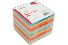 Kantoor Memokubus 10x10x9cm transp.700vel