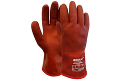 Handschoen coldgrip Rood PVC Gevoerd 30cm 9