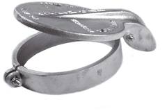 Aluminium raincap 70mm (3 A)