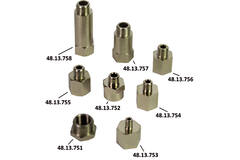 Vetpot verloopnippel 1/4"bi x M10.1,5 bu