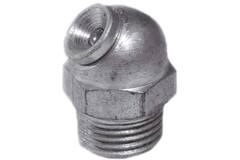 Holsmeernippel 1/4"BU schuin