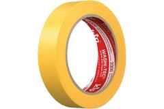 Afzetband Kip geel 24mm. Per 50 mtr.