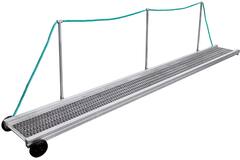 Alu loopplank met spec.antislip rooster 2m
