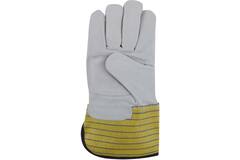 Handschoen palmversteviging leder geel type 34-101 mt10