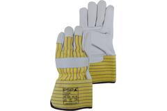 Handschoen pistoolversteviging leder geel type 34-103 mt10