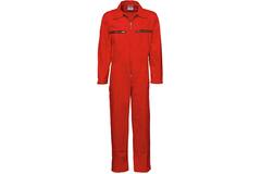 Overall met rits rood M46