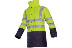 Winter regenparka stormflash geel/blauw mt S