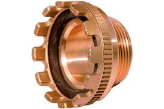 Bunkerkopp-V TWK50 2" bu messing