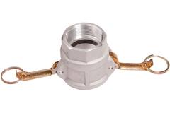 Kamlok v-deel type D alu. 1" bi