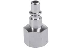 Luchtinsteeknippel Orion 1/4" BI